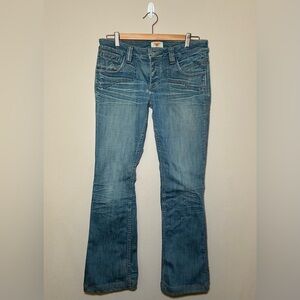 Women’s Antik Denim size 29 Low Rise Blue Boot Cut Jeans